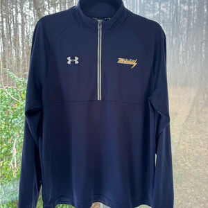 EUC Mens Under Armour 1/4 zip Tea Area Titans. Size L. Navy